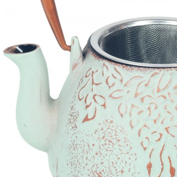 Teiera In Ghisa Giapponese 0,3L Con Filtro - Set Regalo Stile Rindrop Per Tè E Acqua Calda