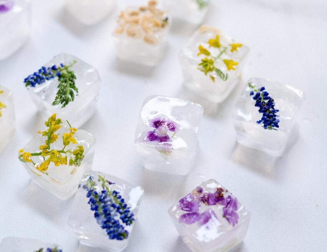 Cubetti di ghiaccio aromatizzati: con frutta, fiori e spezie